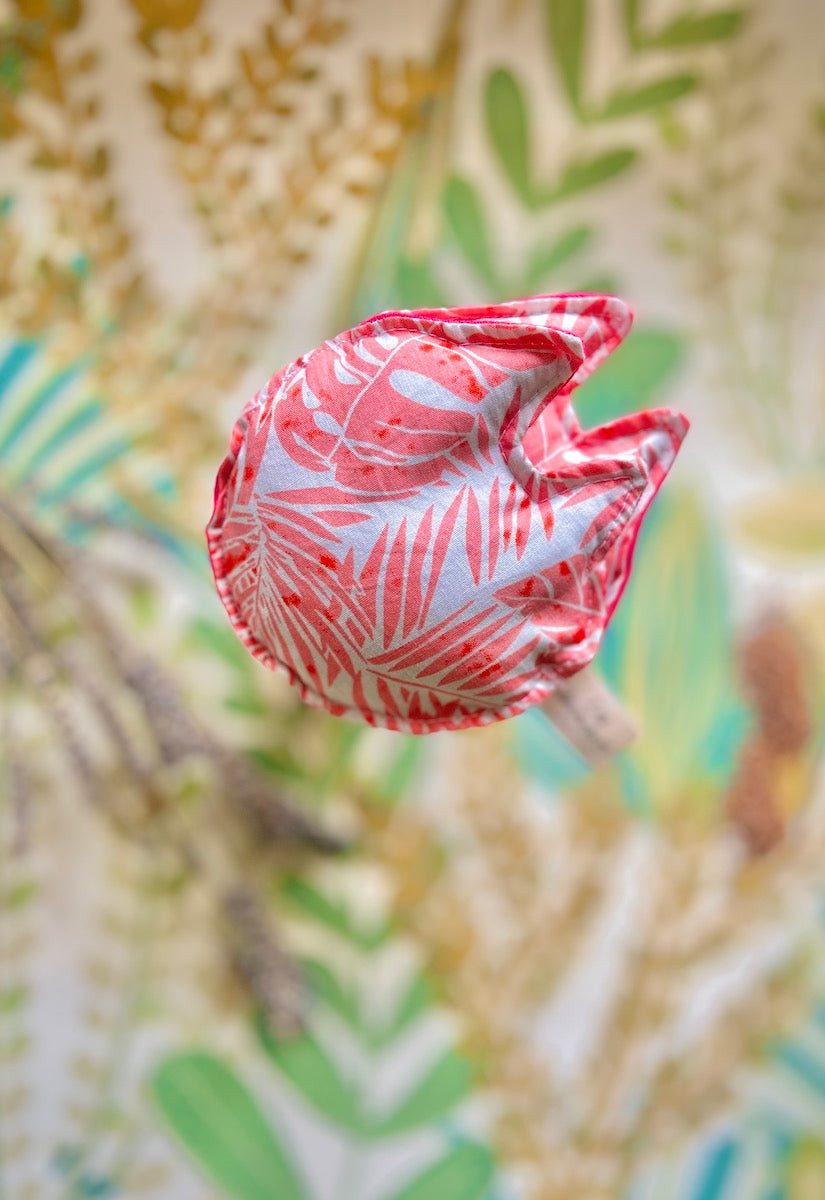 Paire de chaufferettes mains graines de lin forme chat,  compresses chaud-froid
