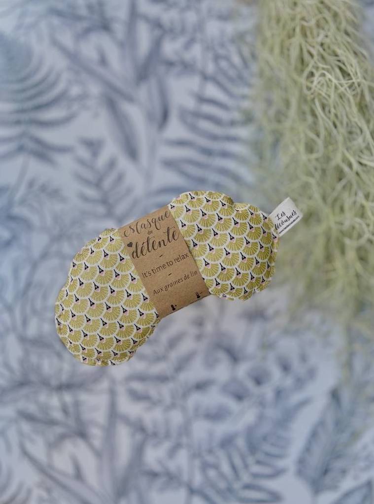 Masque de détente relaxation graines de lin Les Décousues
