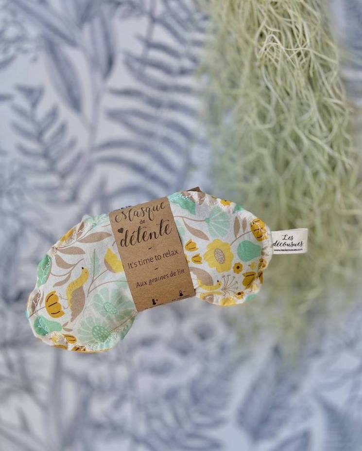 Masque de détente relaxation graines de lin Les Décousues
