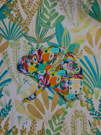 Maxi-Bouillotte sèche – Forme feuille de Ginkgo - Pastel
