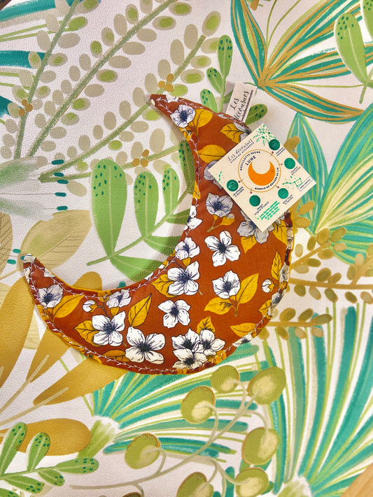 Bouillotte sèche - Zone cervicales – Forme Lune - Les florales