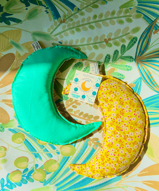 Bouillotte sèche - Zone cervicales – Forme Lune - Les florales