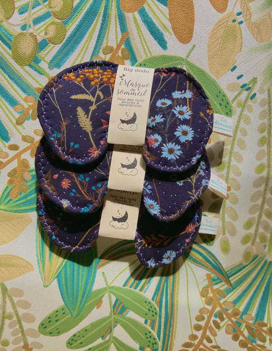 Masque de nuit "Big Dodo" en coton - Les forêts sombres