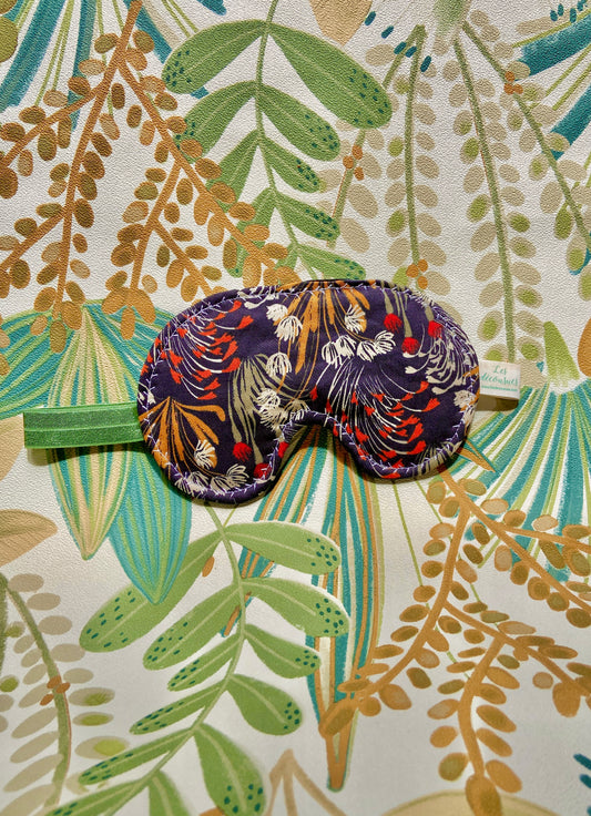 Masque de nuit "Big Dodo" en coton - Les forêts sombres