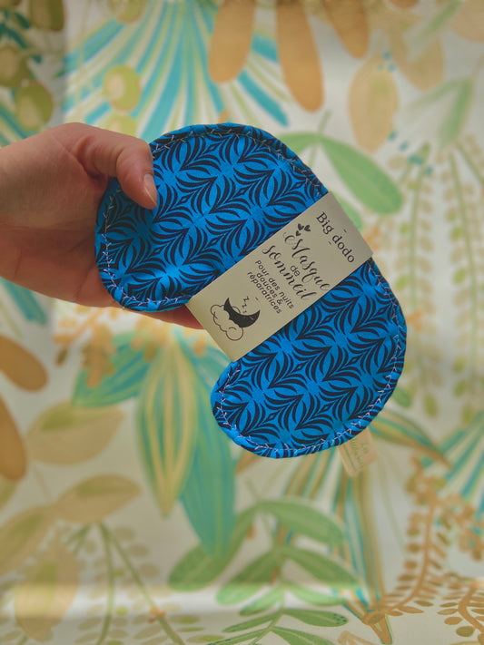 Masque de nuit "Big Dodo" en coton - Les chevrons